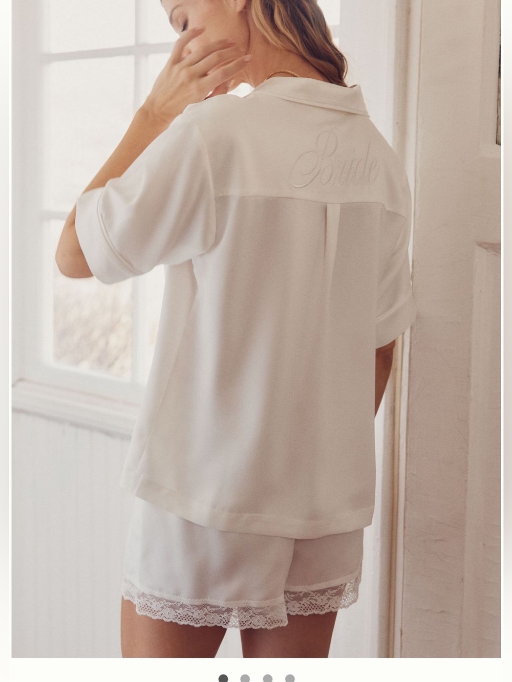 Flora Nikrooz Selena Satin Bride Pajama set